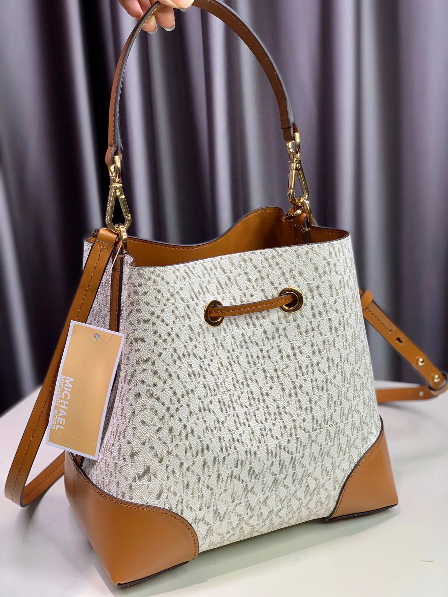 All Categories Official Website "Brand Women's Bags" Women's Bags 💙 MK 2023 New MK Bucket Bag